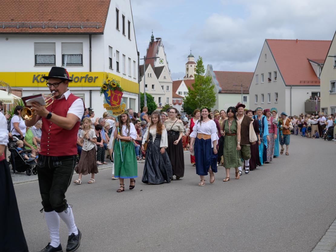 Historisches Stadtfest Monheim 2023.