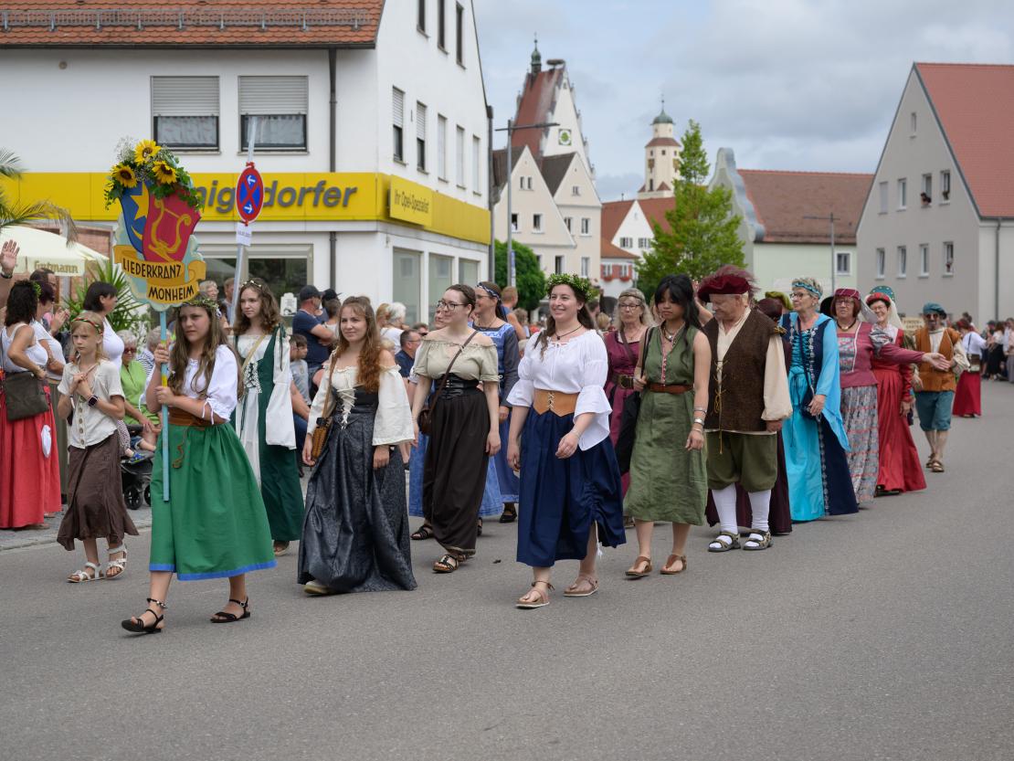 Historisches Stadtfest Monheim 2023.