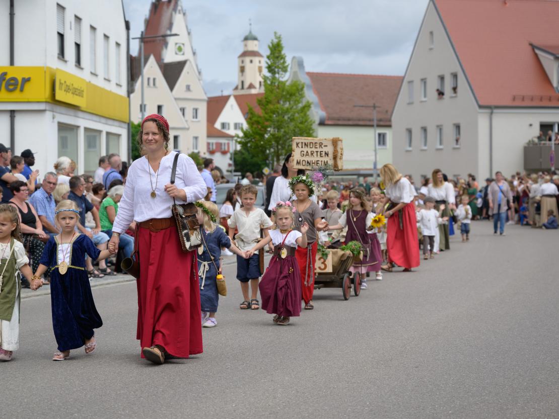 Historisches Stadtfest Monheim 2023.