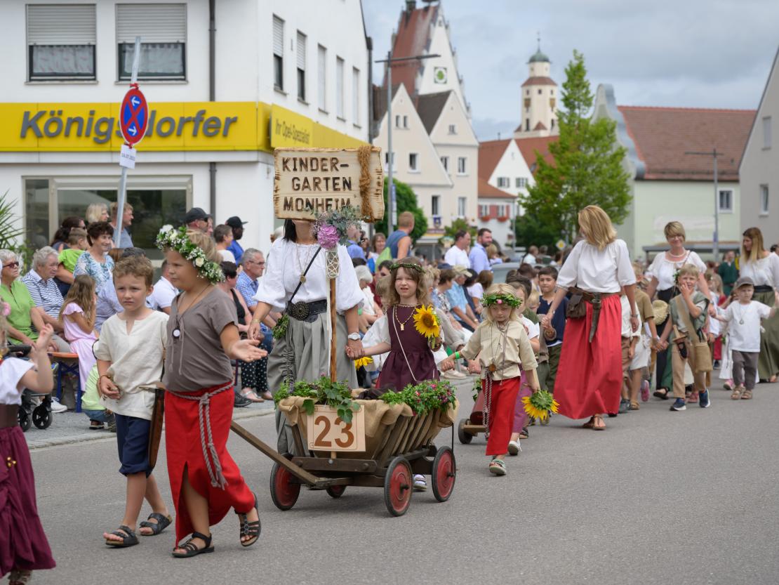 Historisches Stadtfest Monheim 2023.