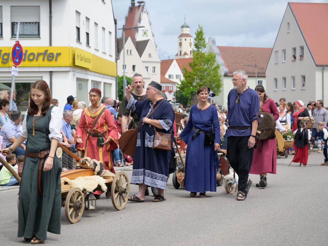 Historisches Stadtfest Monheim 2023.