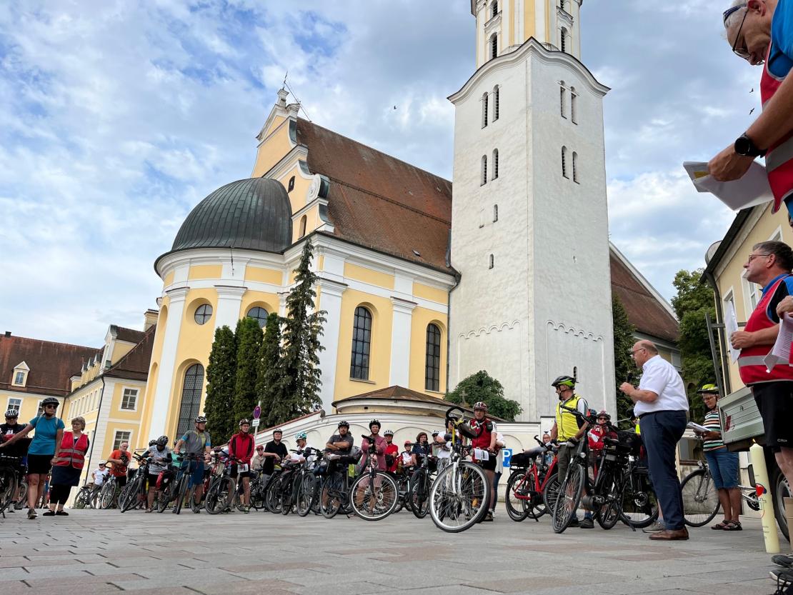 Start der überregionale Radwallfahrt in Donauwörth