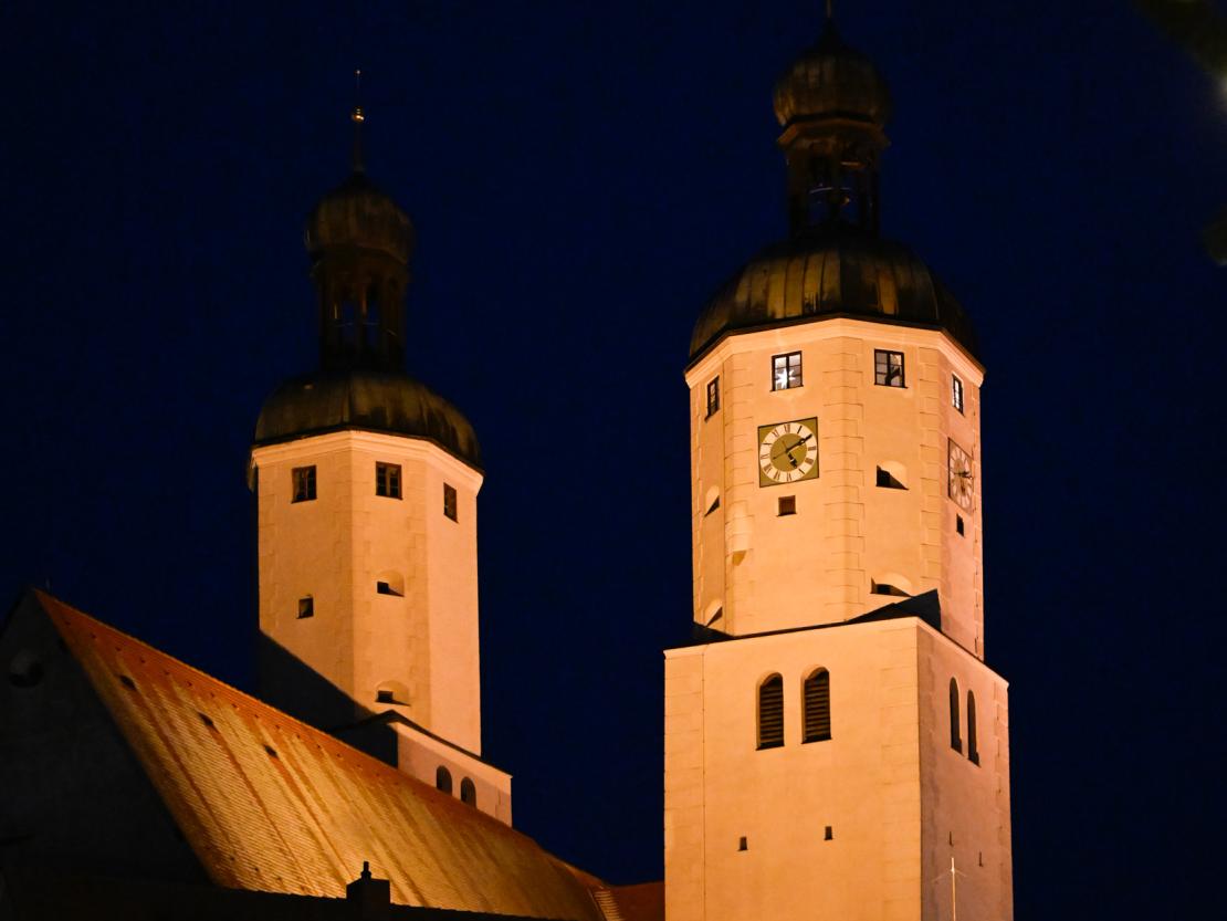 DAs Bild zeigt den Wemdinger Weihnachtsmarkt.