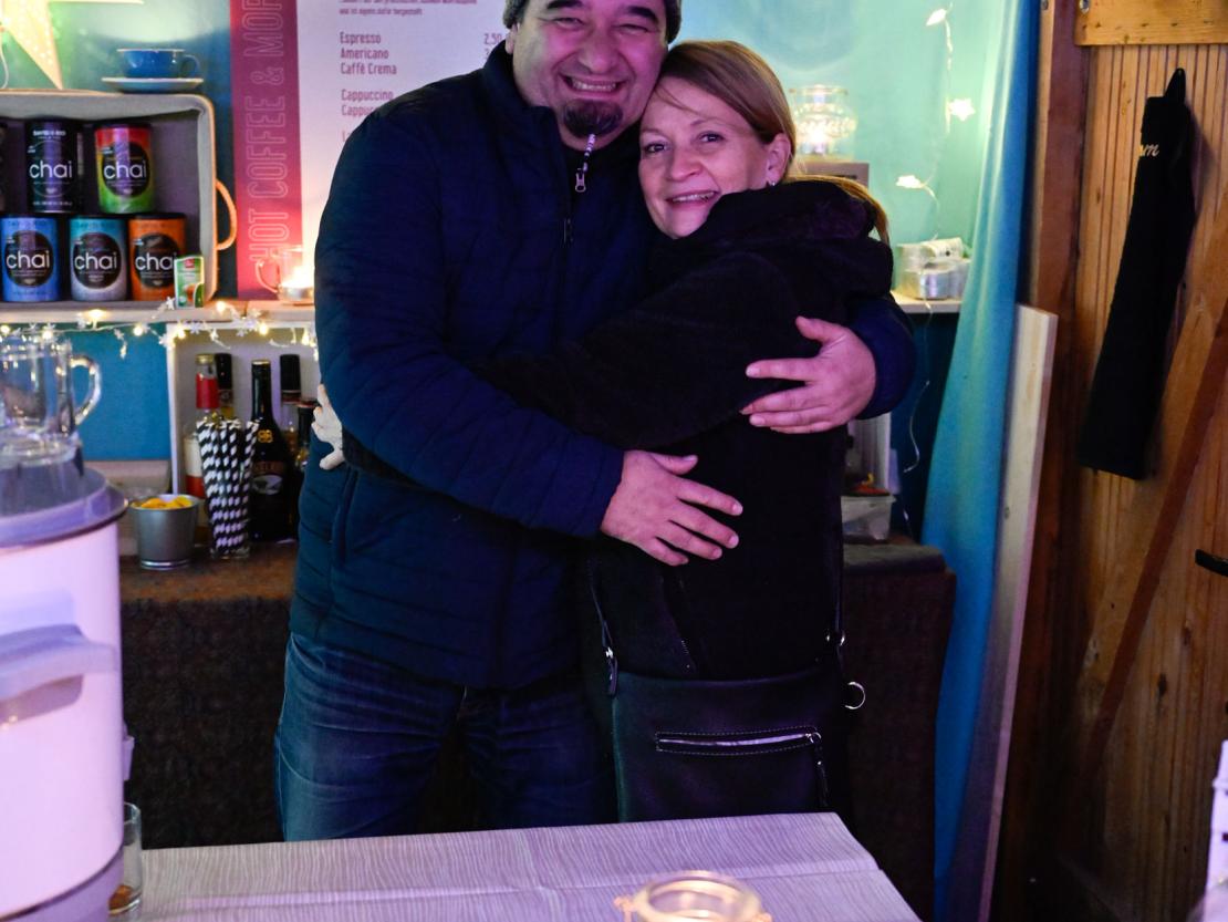 Das Bild zeigt den Wemdinger Weihnachtsmarkt.