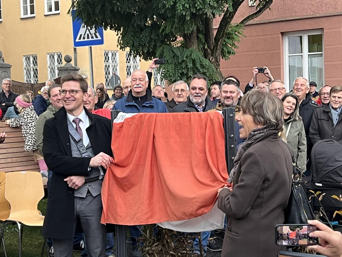 Einweihung Gerd-Müller-Platz