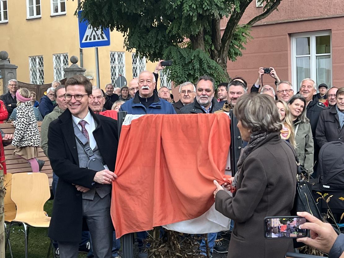 Einweihung Gerd-Müller-Platz