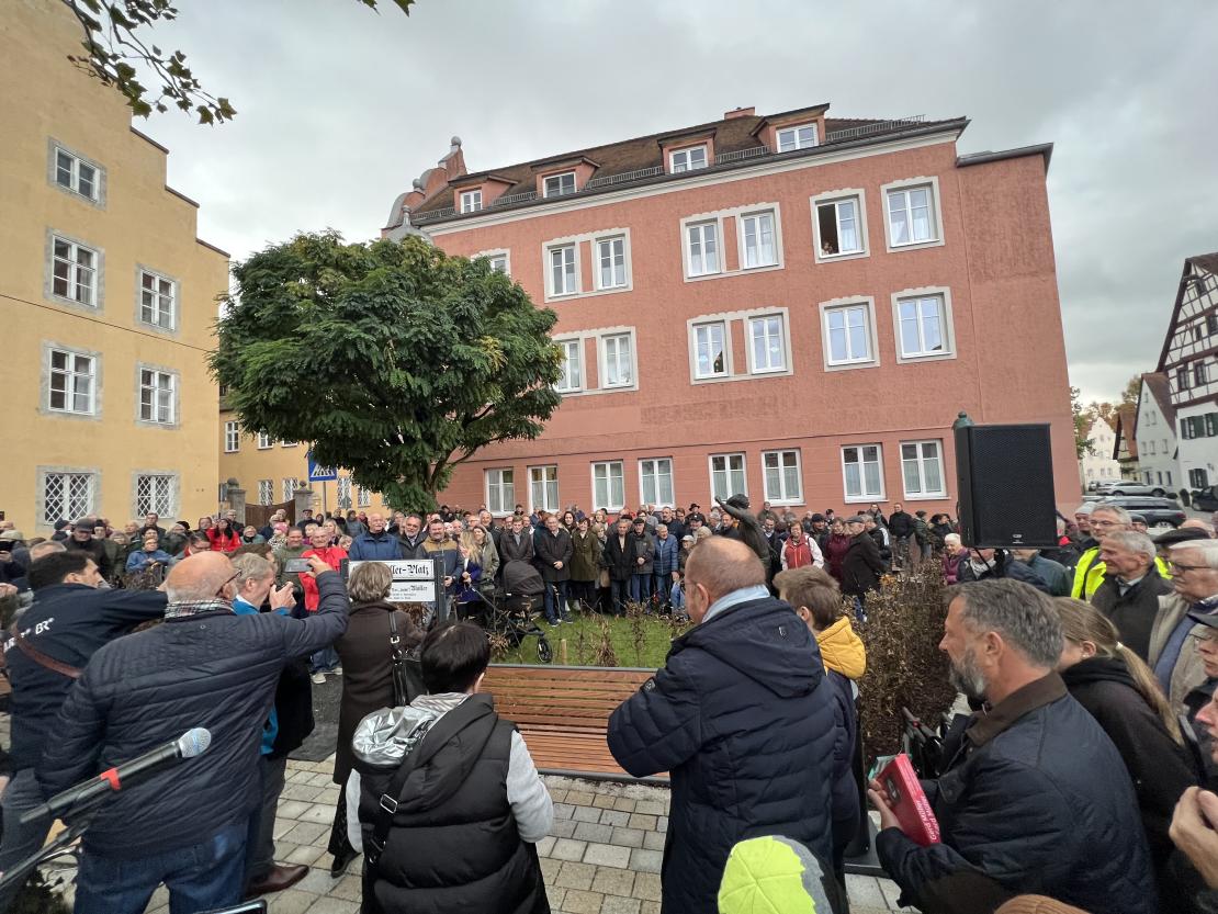 Einweihung Gerd-Müller-Platz