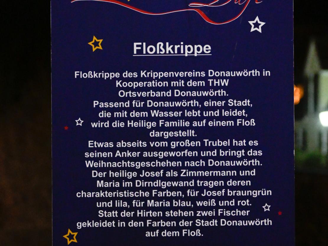 Romantischer Weihnachtsmarkt 2023 in Donauwörth.