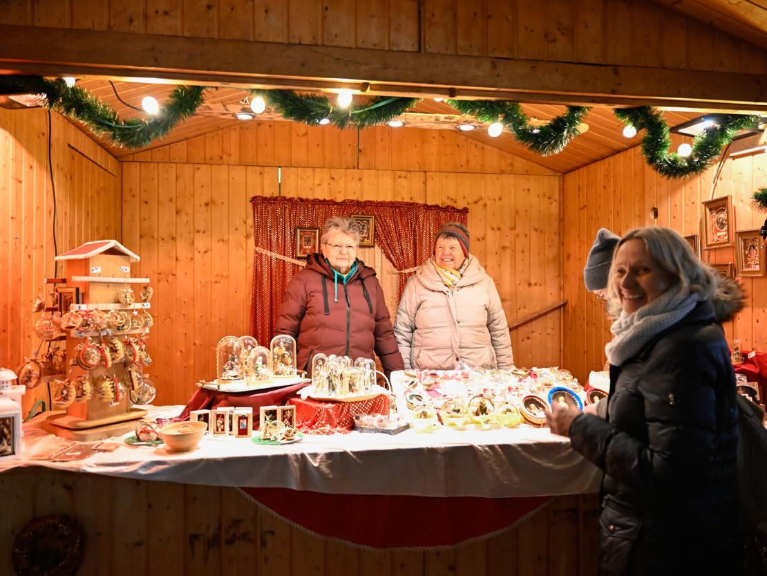 Romantischer Weihnachtsmarkt 2023 in Donauwörth.