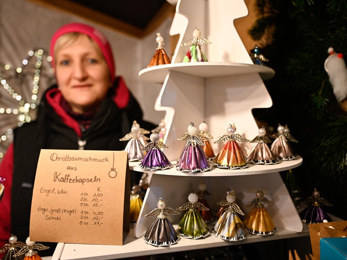 Romantischer Weihnachtsmarkt 2023 in Donauwörth.