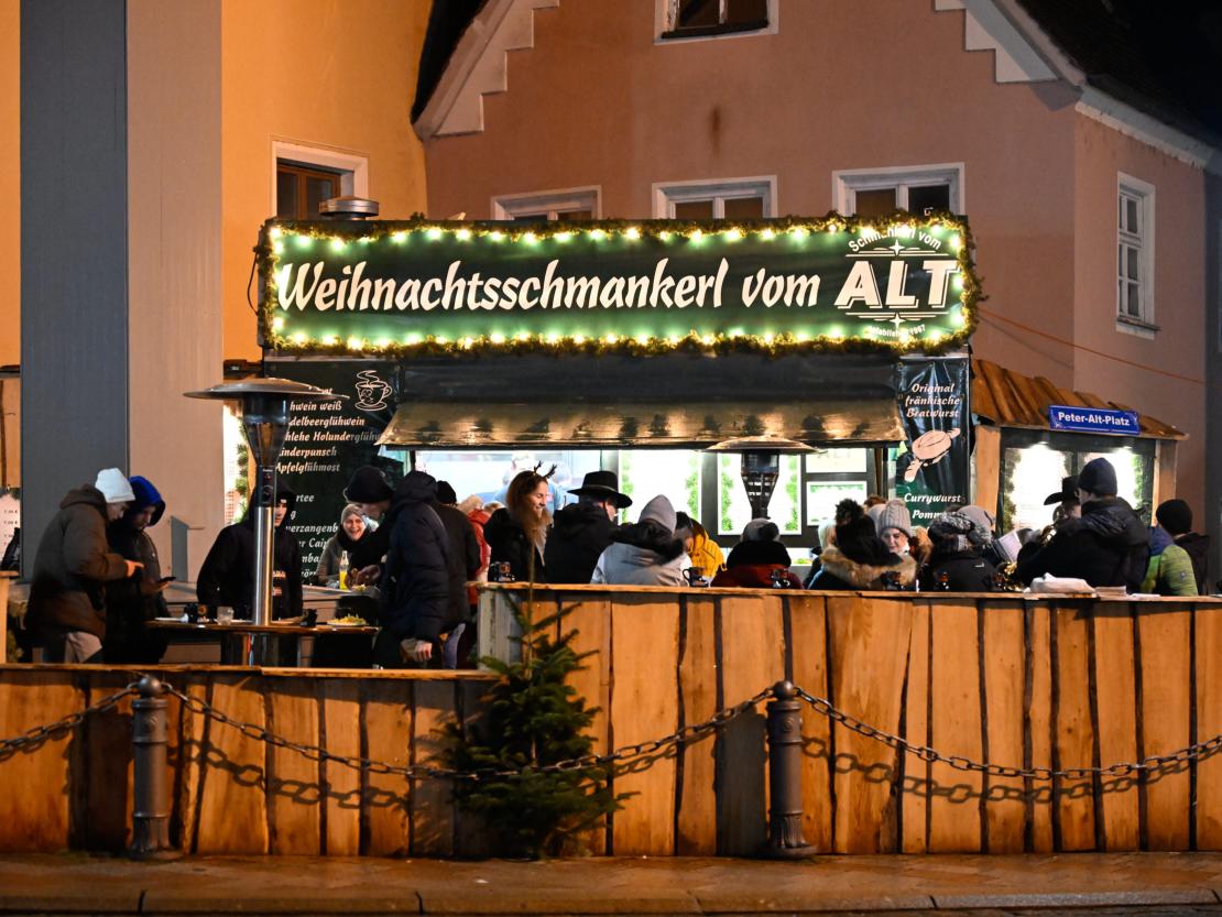 Romantischer Weihnachtsmarkt 2023 in Donauwörth.