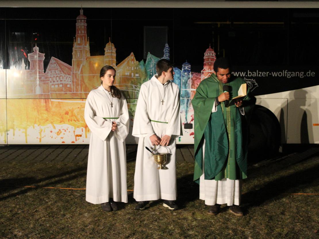 Narrenmesse, Narrenbaum stellen und Faschingsparty in Amerdingen 2024