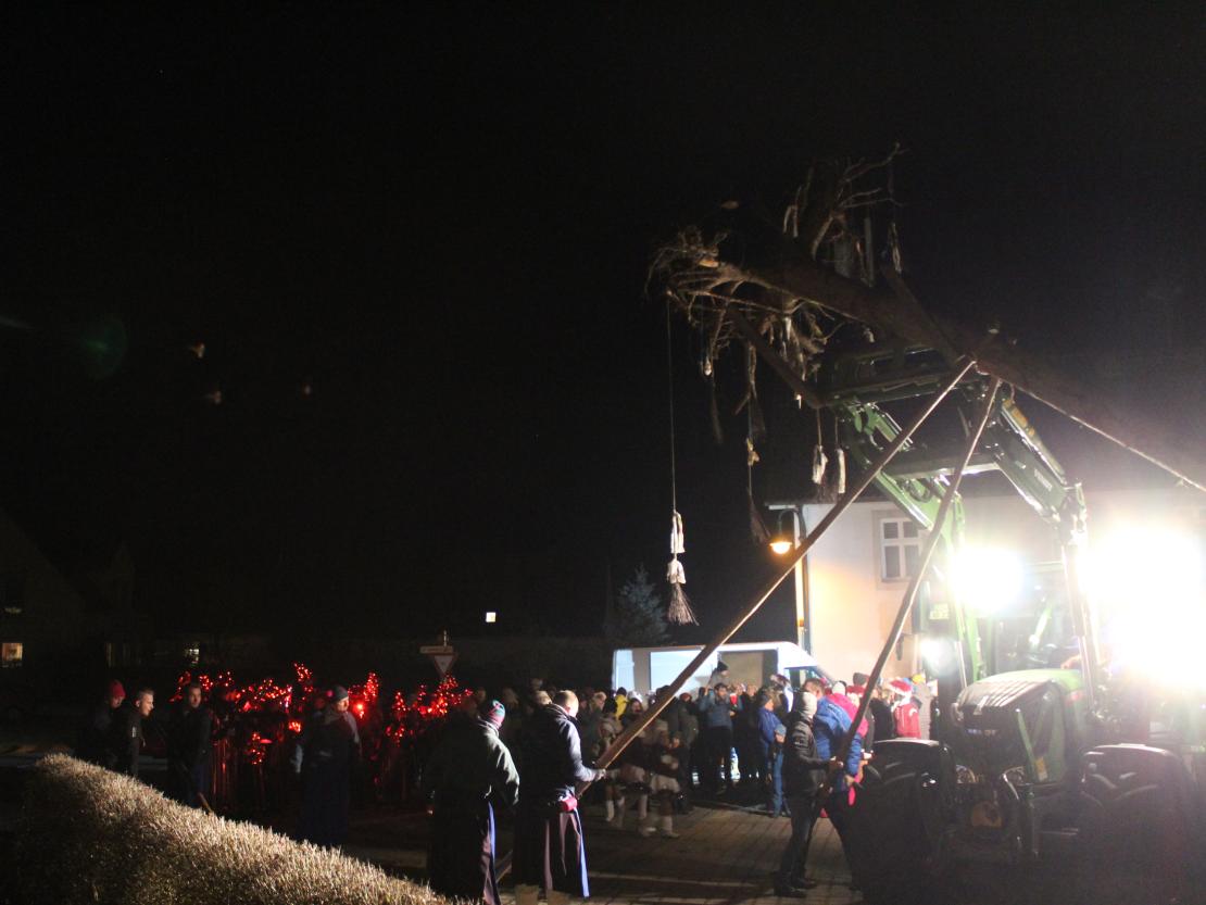 Narrenmesse, Narrenbaum stellen und Faschingsparty in Amerdingen 2024