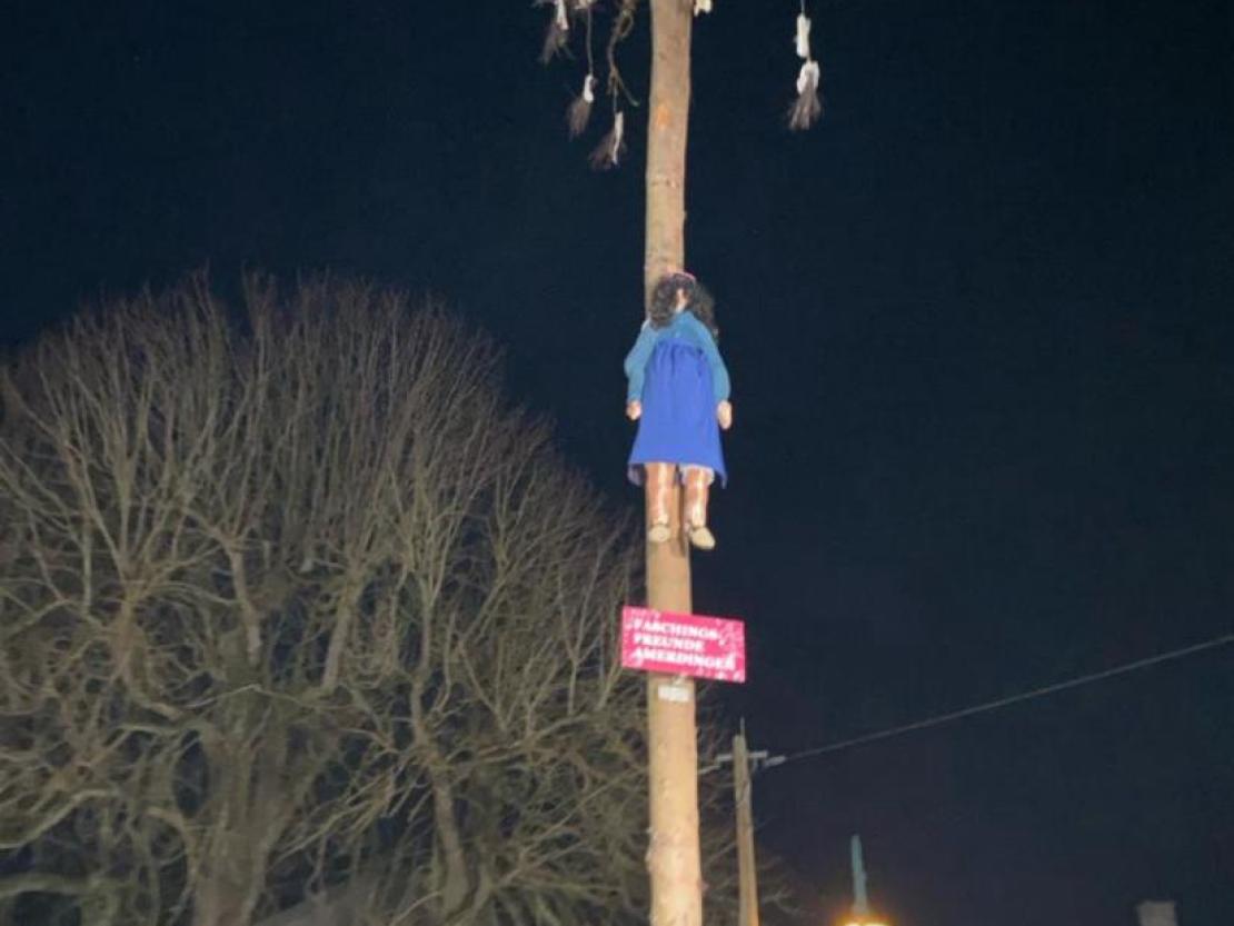 Narrenmesse, Narrenbaum stellen und Faschingsparty in Amerdingen 2024