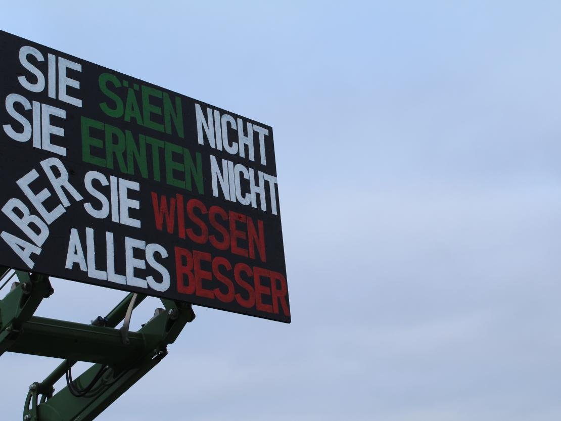 Bauernprotest Nördlingen am 08.01.2024