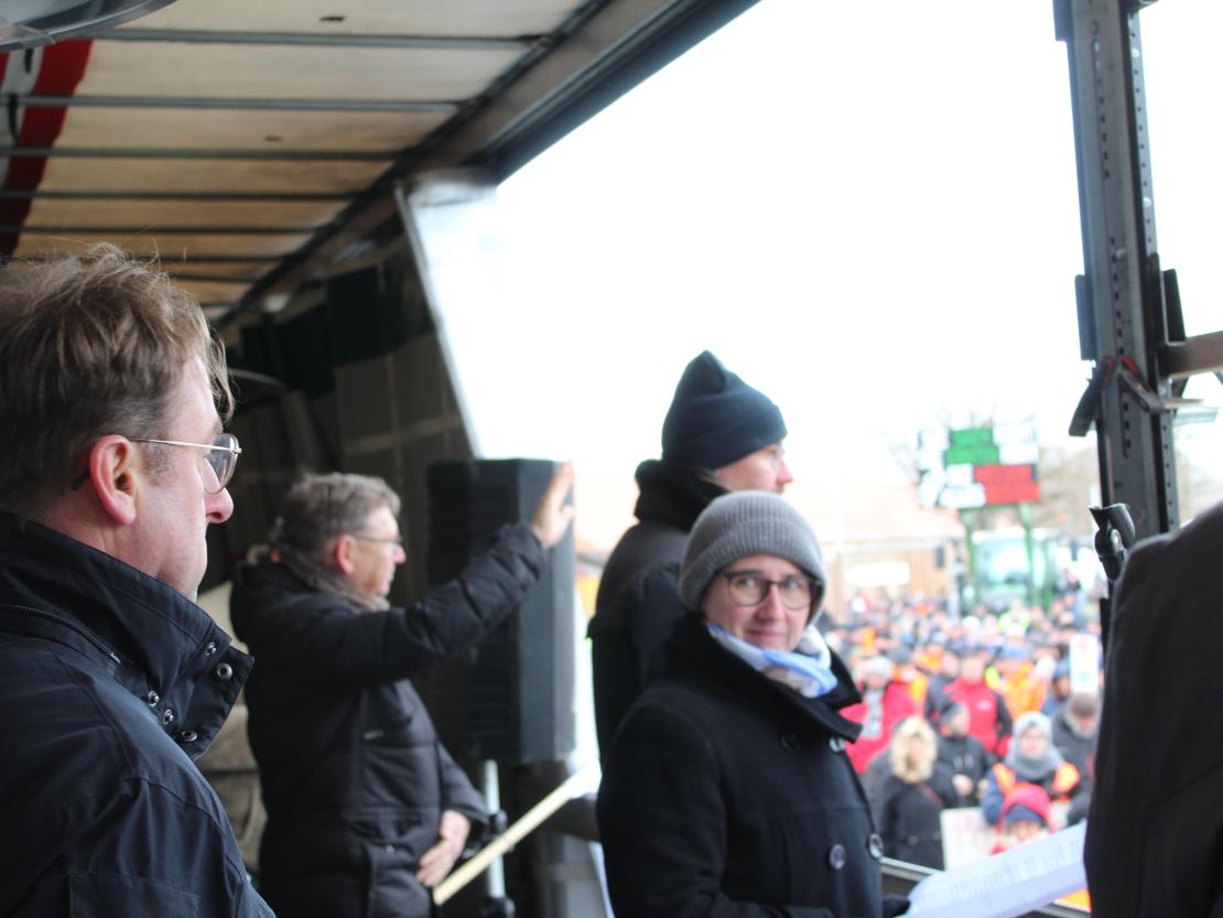 Bauernprotest Nördlingen am 08.01.2024