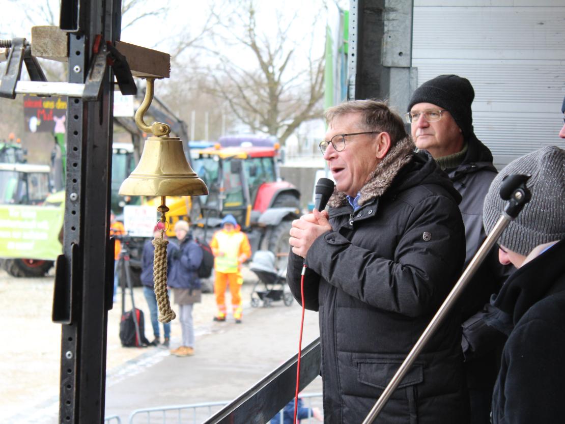 Bauernprotest Nördlingen am 08.01.2024.