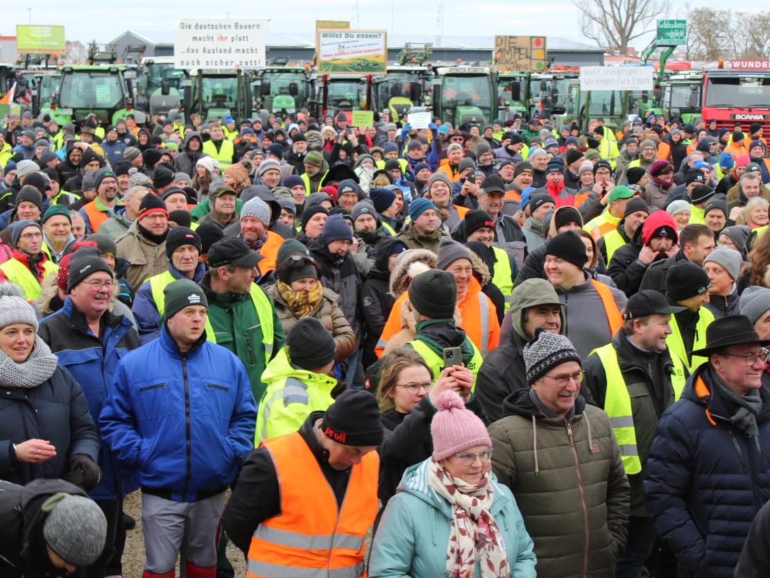 Bauernprotest Nördlingen am 08.01.2024
