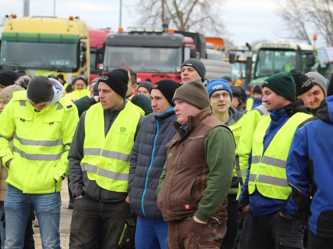 Bauernprotest Nördlingen am 08.01.2024