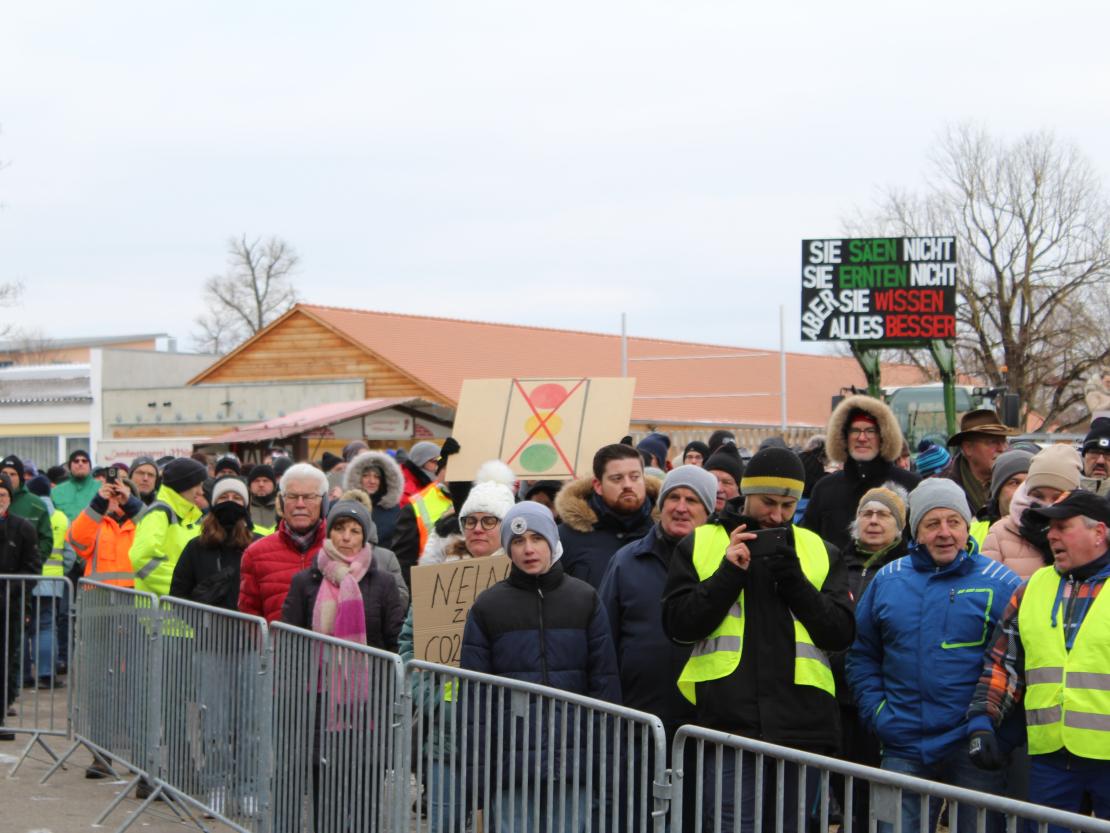 Bauernprotest Nördlingen am 08.01.2024