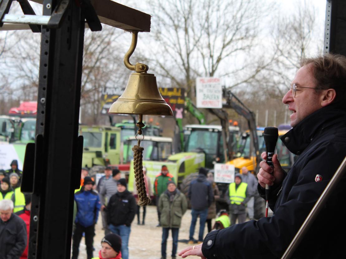 Bauernprotest Nördlingen am 08.01.2024