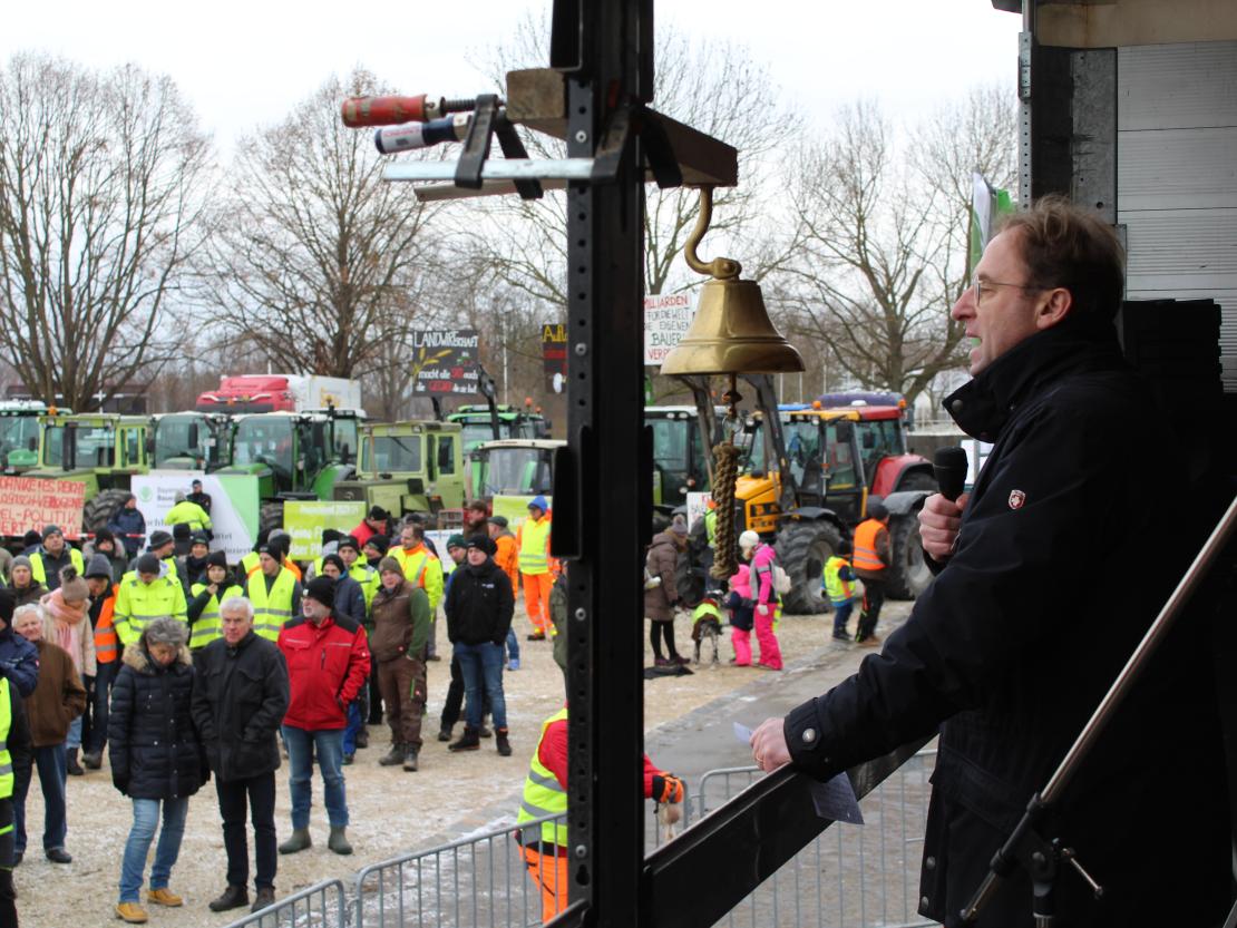 Bauernprotest Nördlingen am 08.01.2024