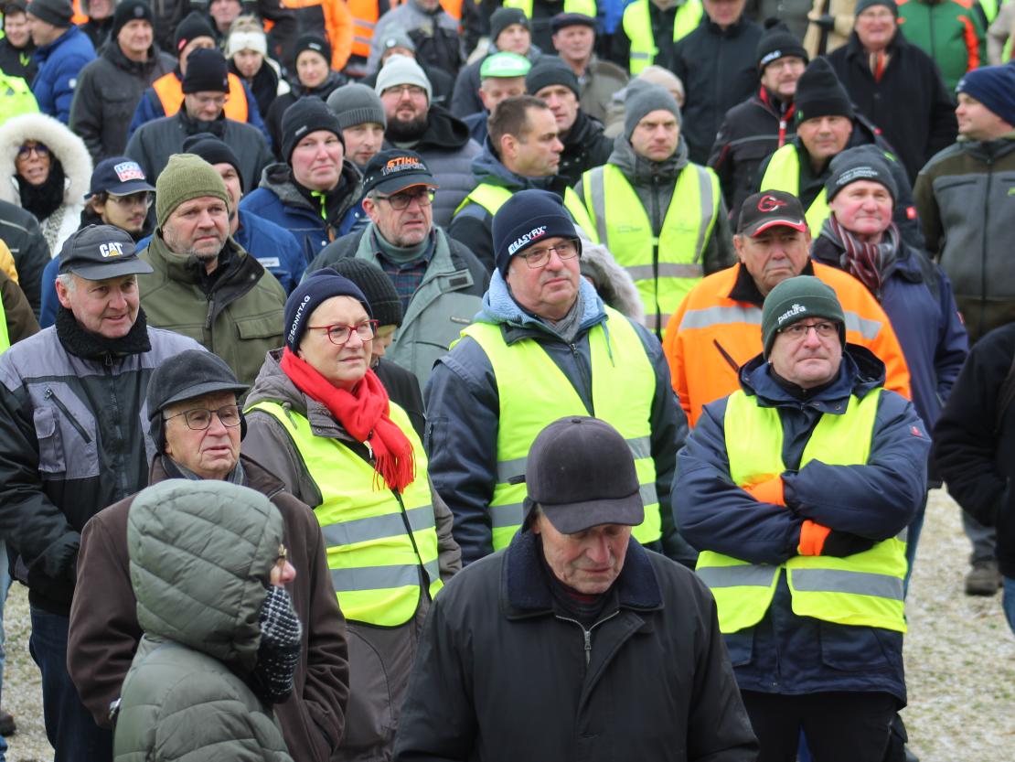 Bauernprotest Nördlingen am 08.01.2024