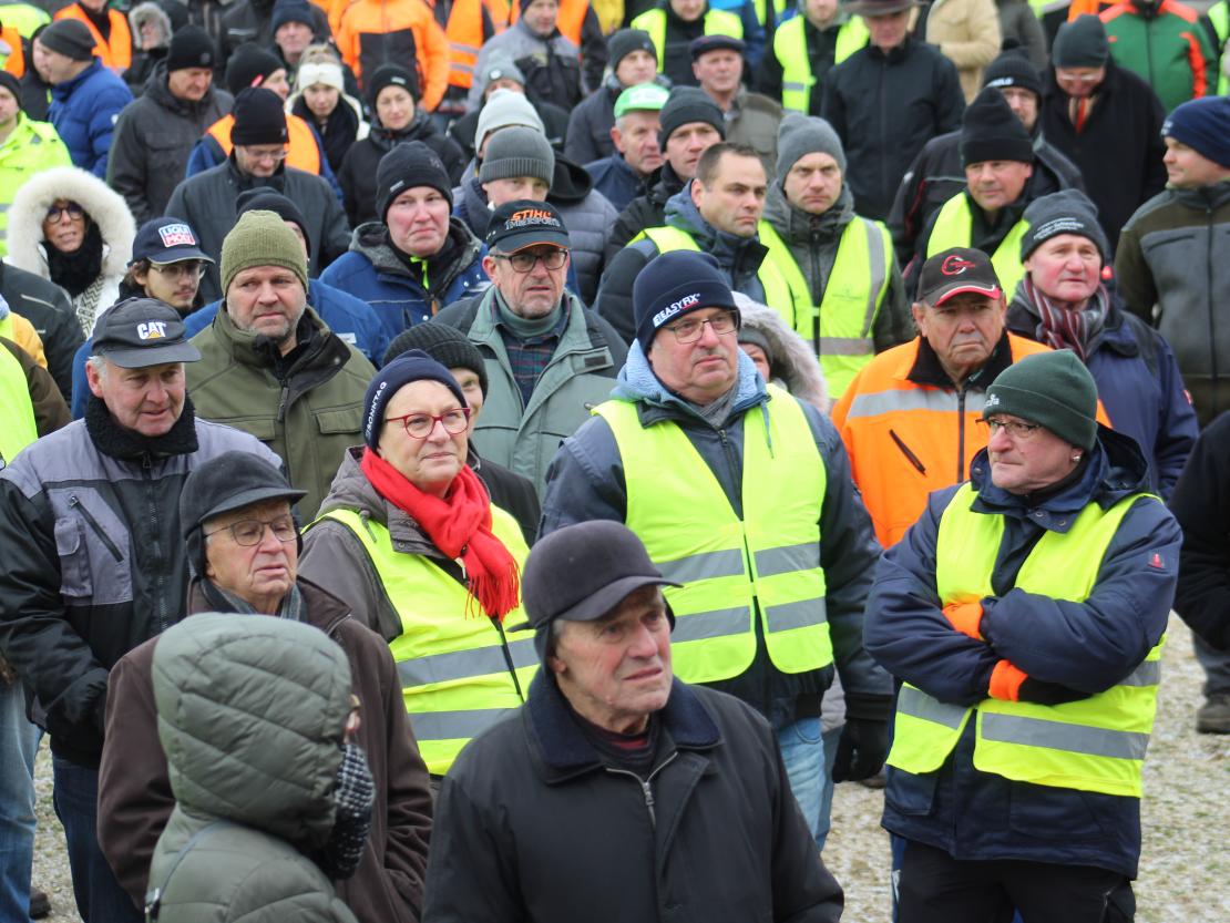 Bauernprotest Nördlingen am 08.01.2024