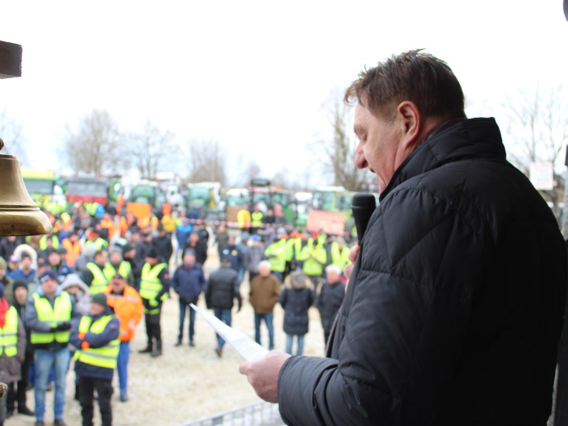 Bauernprotest Nördlingen am 08.01.2024