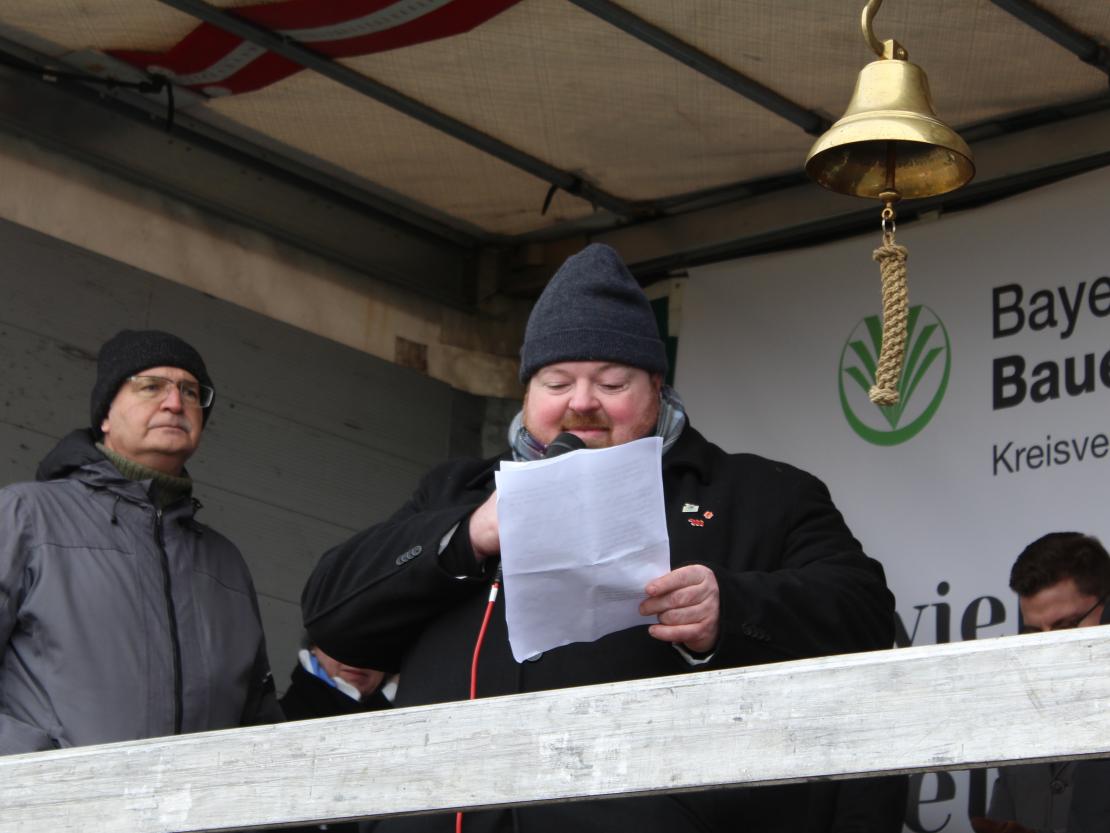 Bauernprotest Nördlingen am 08.01.2024