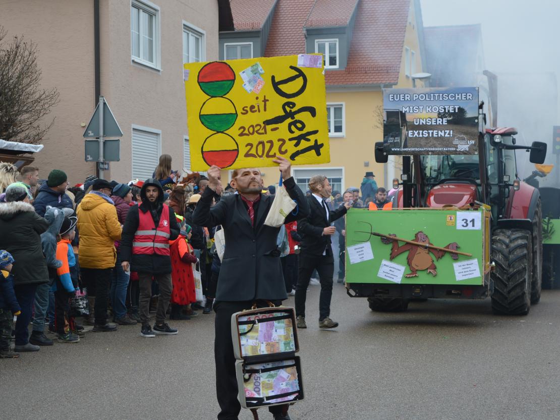 Megesheimer Faschingsumzug.