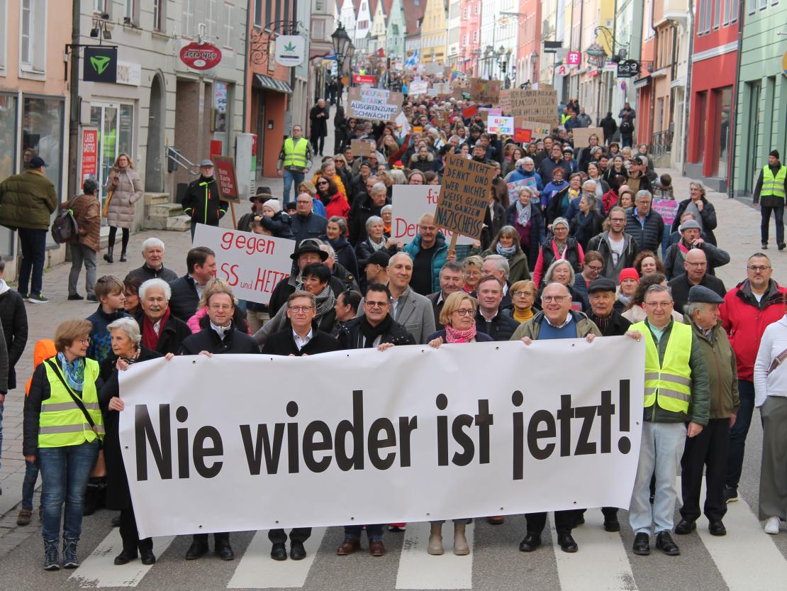 Demo gegen rechts Donauwörth 