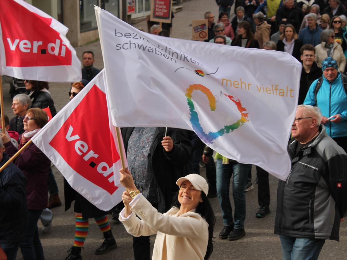 Demo gegen rechts Donauwörth 