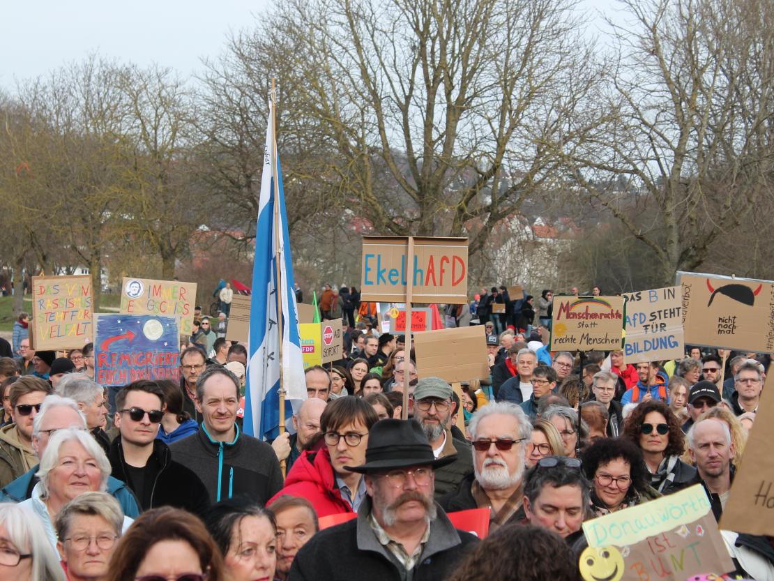 Demo gegen rechts Donauwörth 