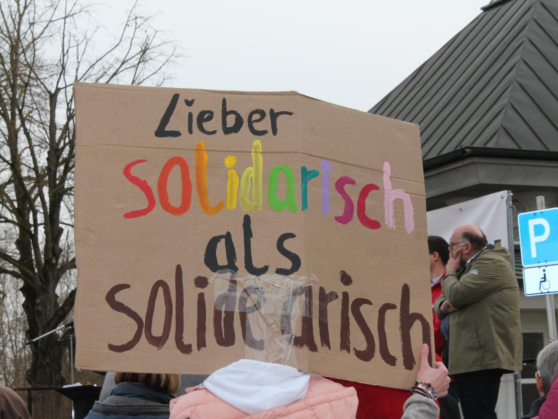 Demo gegen rechts Donauwörth 