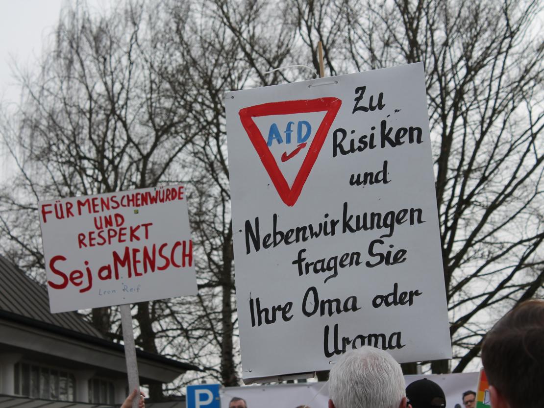Demo gegen rechts Donauwörth 