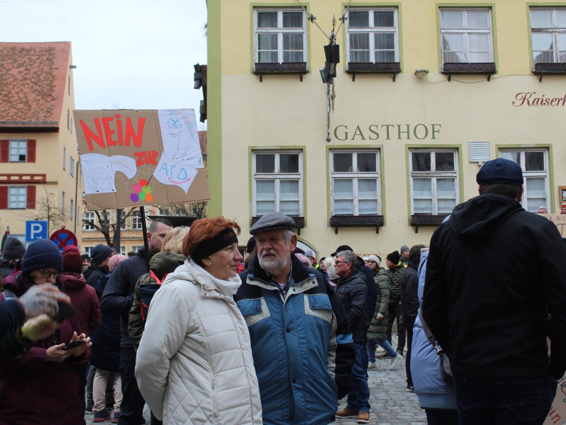 Demo gegen Rechts Nördlingen 2024