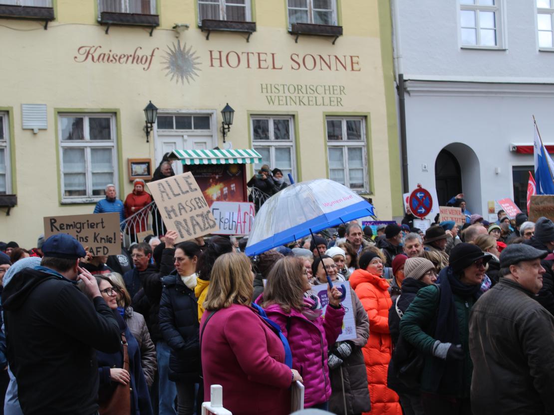 Demo gegen Rechts Nördlingen 2024