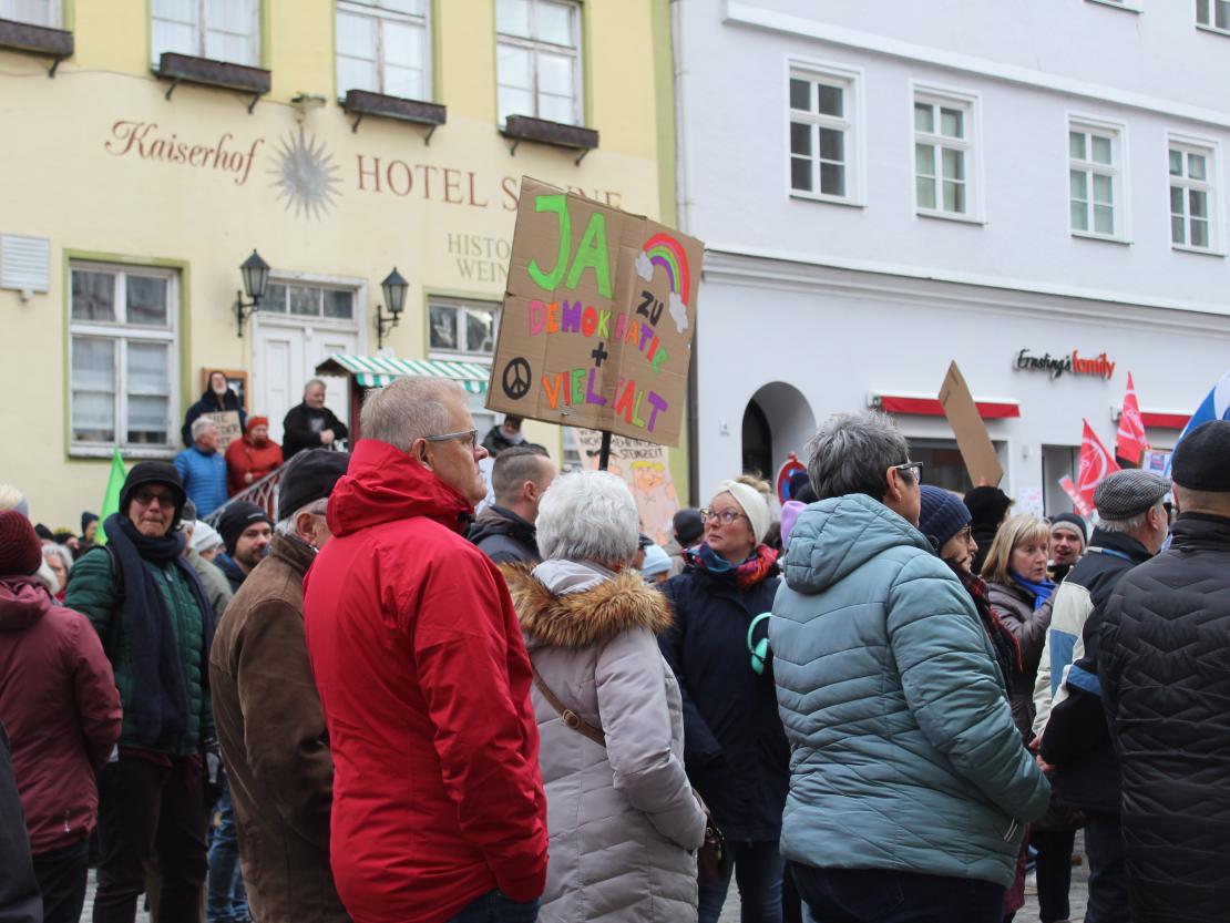 Demo gegen Rechts Nördlingen 2024