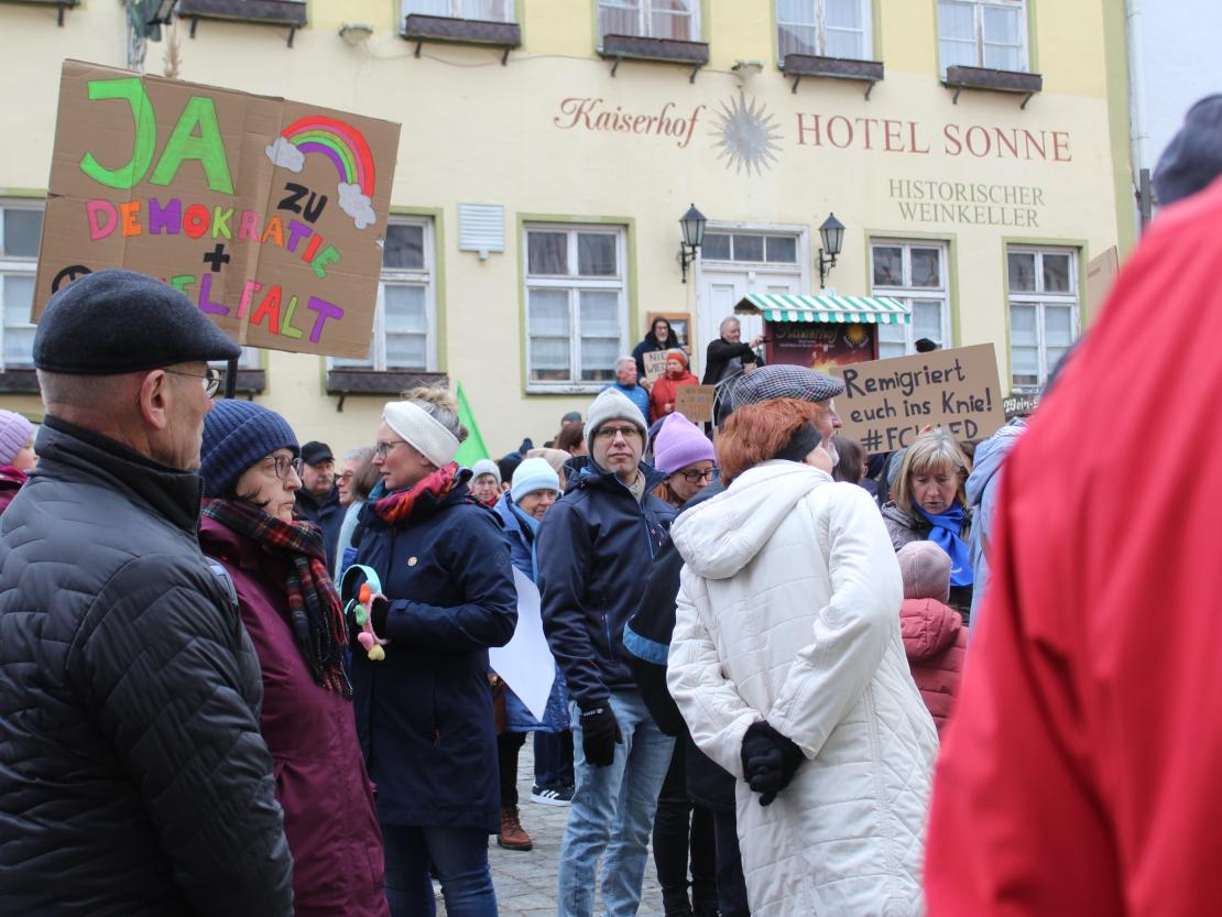 Demo gegen Rechts Nördlingen 2024