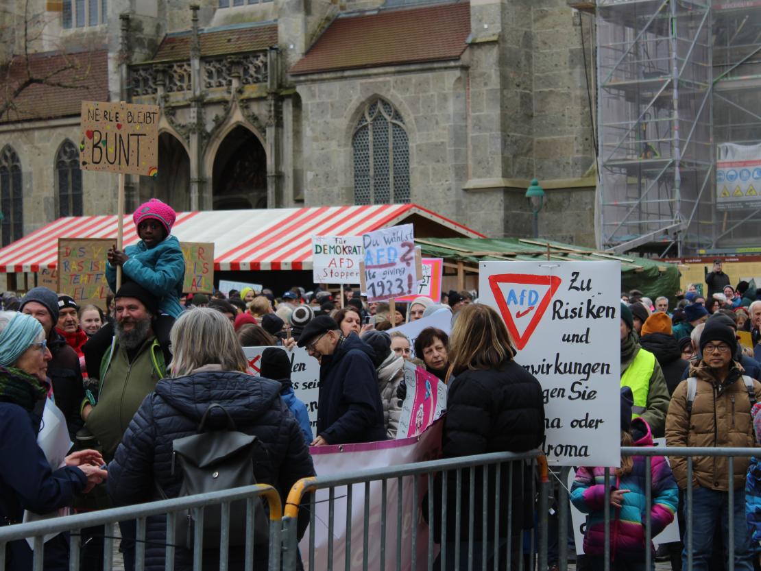Demo gegen Rechts Nördlingen 2024