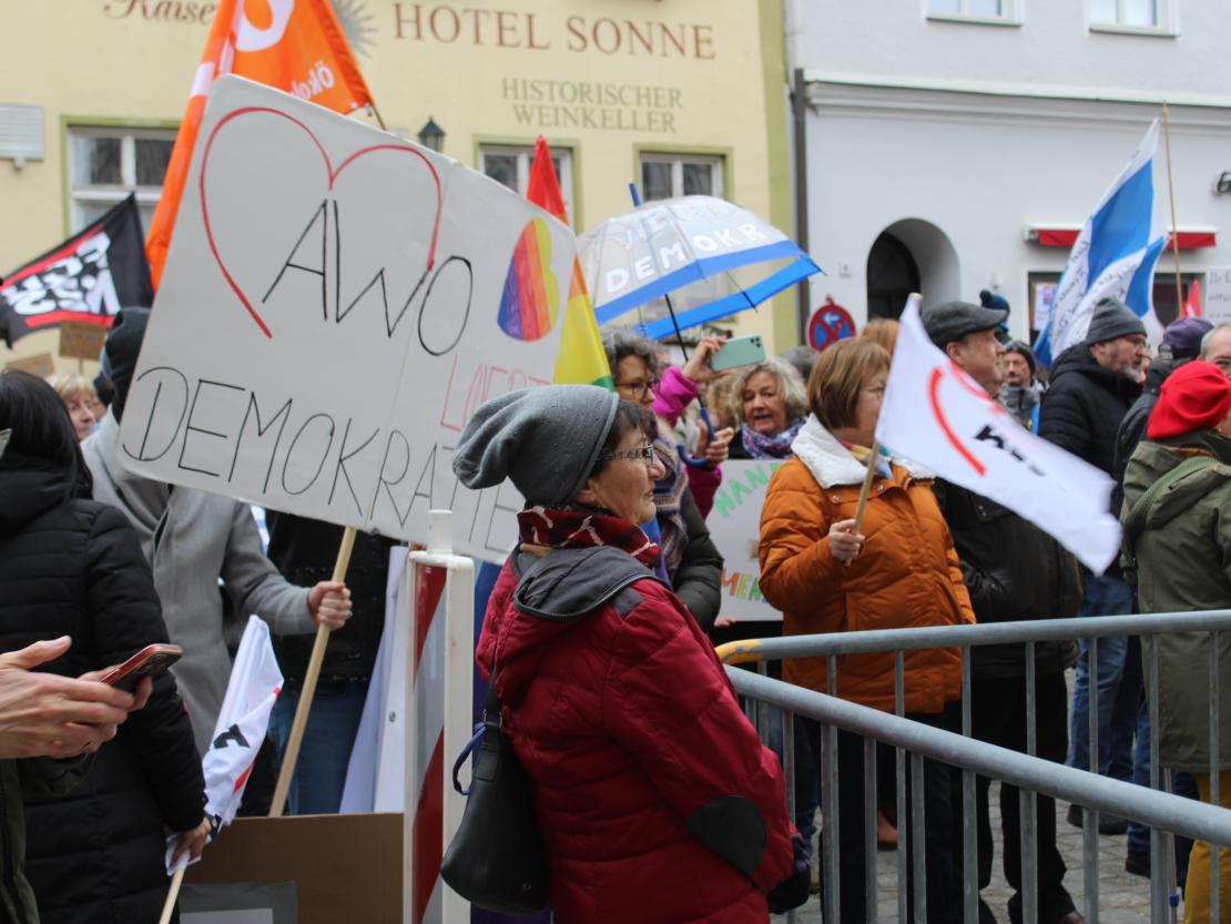 Demo gegen Rechts Nördlingen 2024