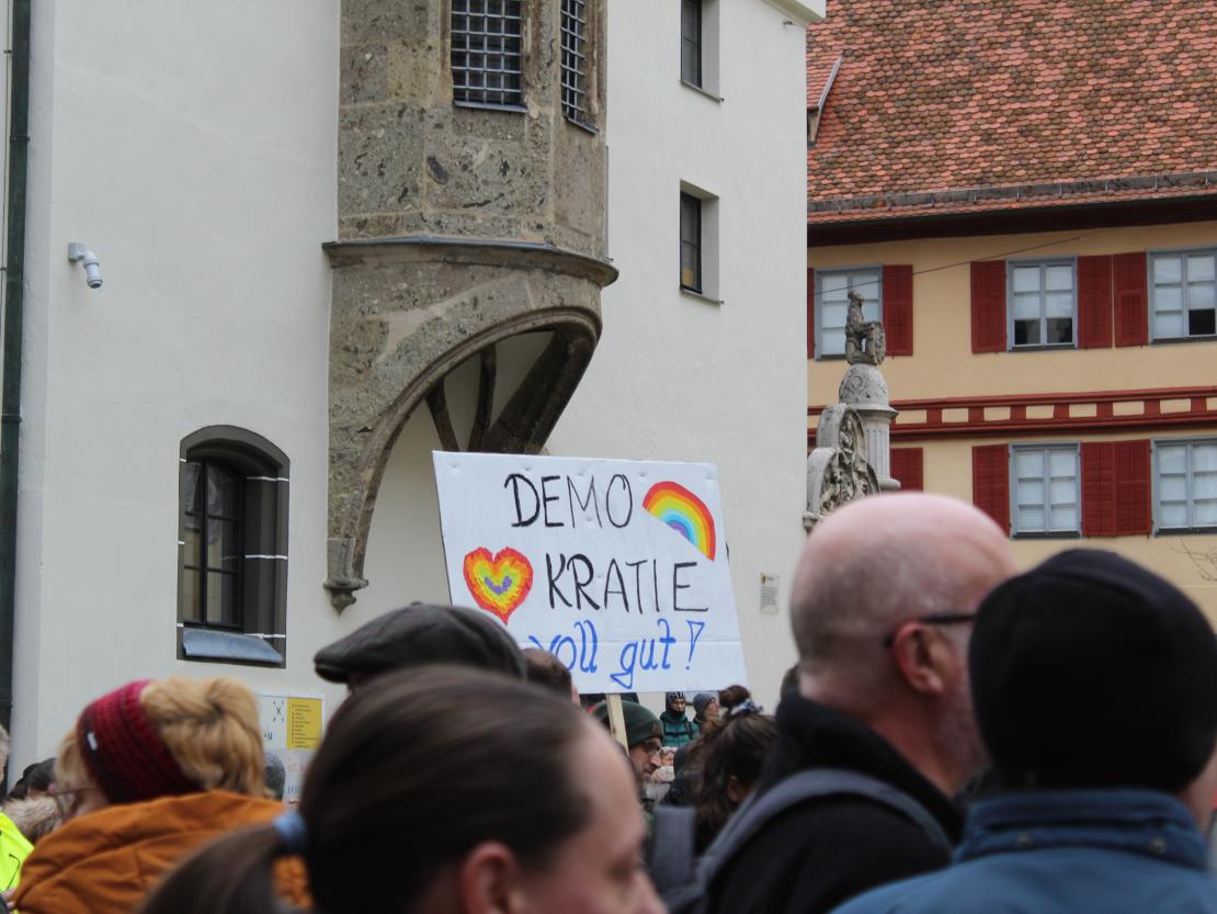 Demo gegen Rechts Nördlingen 2024