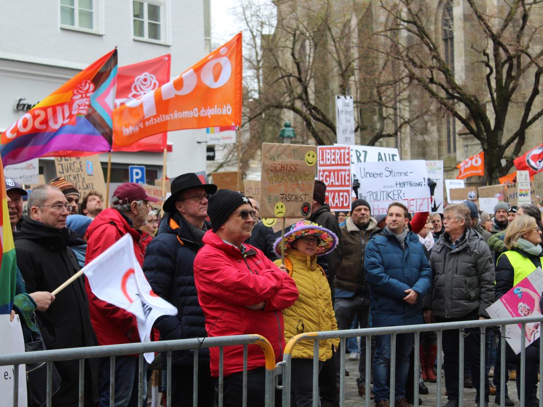 Demo gegen Rechts Nördlingen 2024