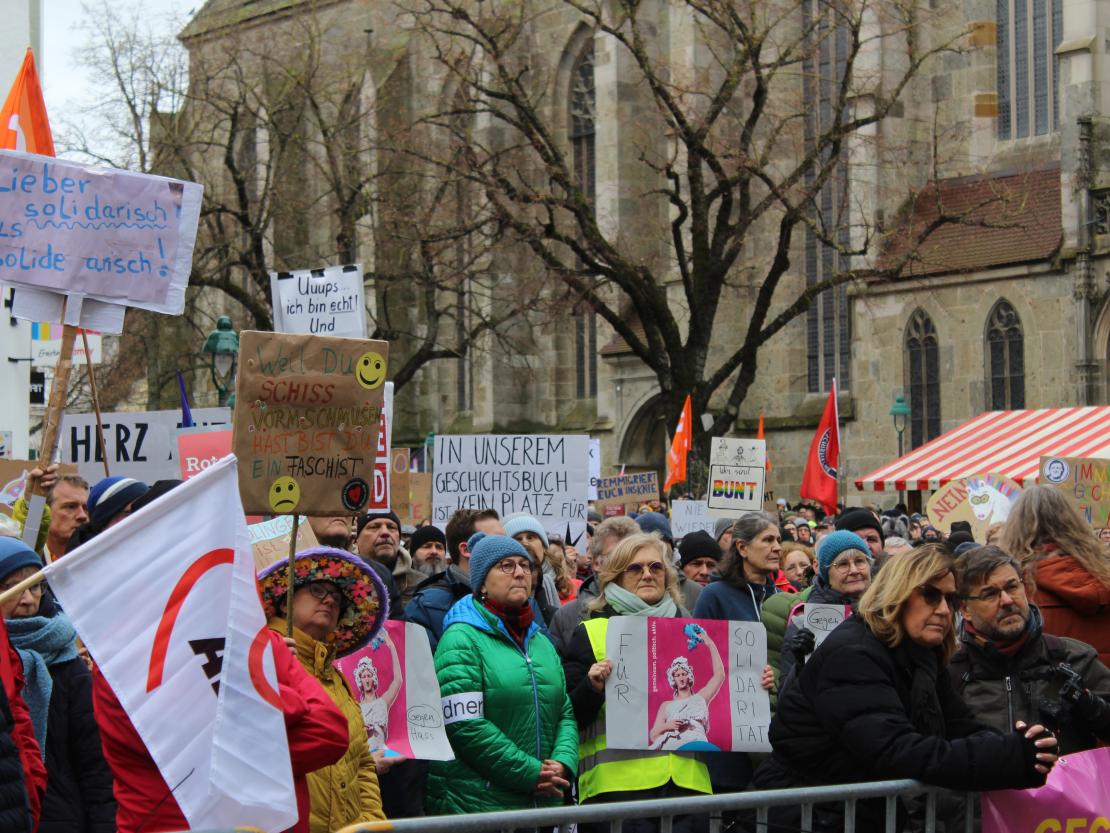 Demo gegen Rechts Nördlingen 2024