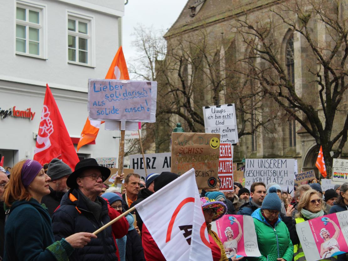 Demo gegen Rechts Nördlingen 2024