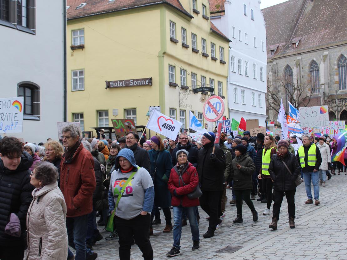 Demo gegen Rechts Nördlingen 2024