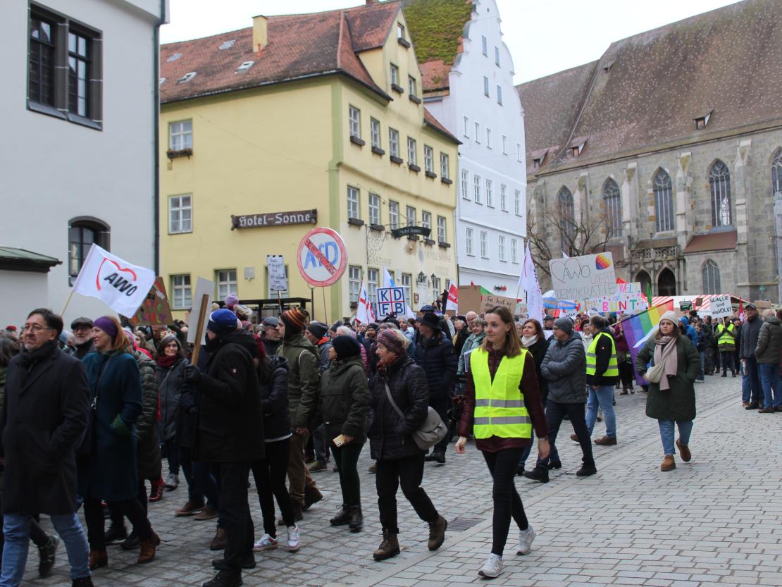 Demo gegen Rechts Nördlingen 2024