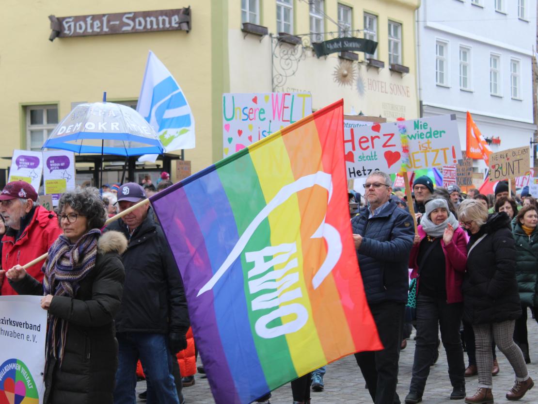 Demo gegen Rechts Nördlingen 2024