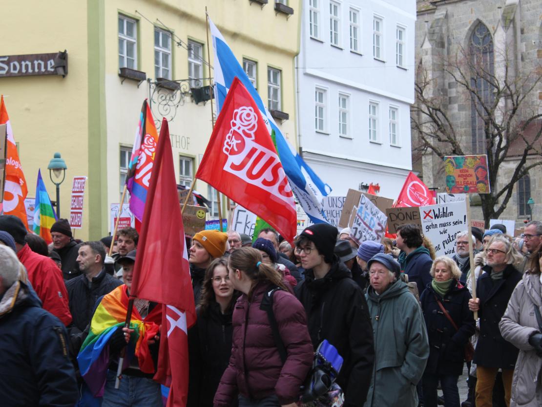 Demo gegen Rechts Nördlingen 2024